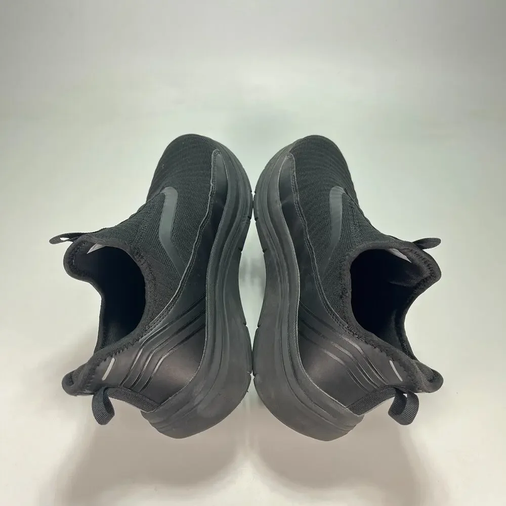 FitVille StepEase V2 Black Comfort Slip On Sneakers Walking Shoes Men's Size 10W